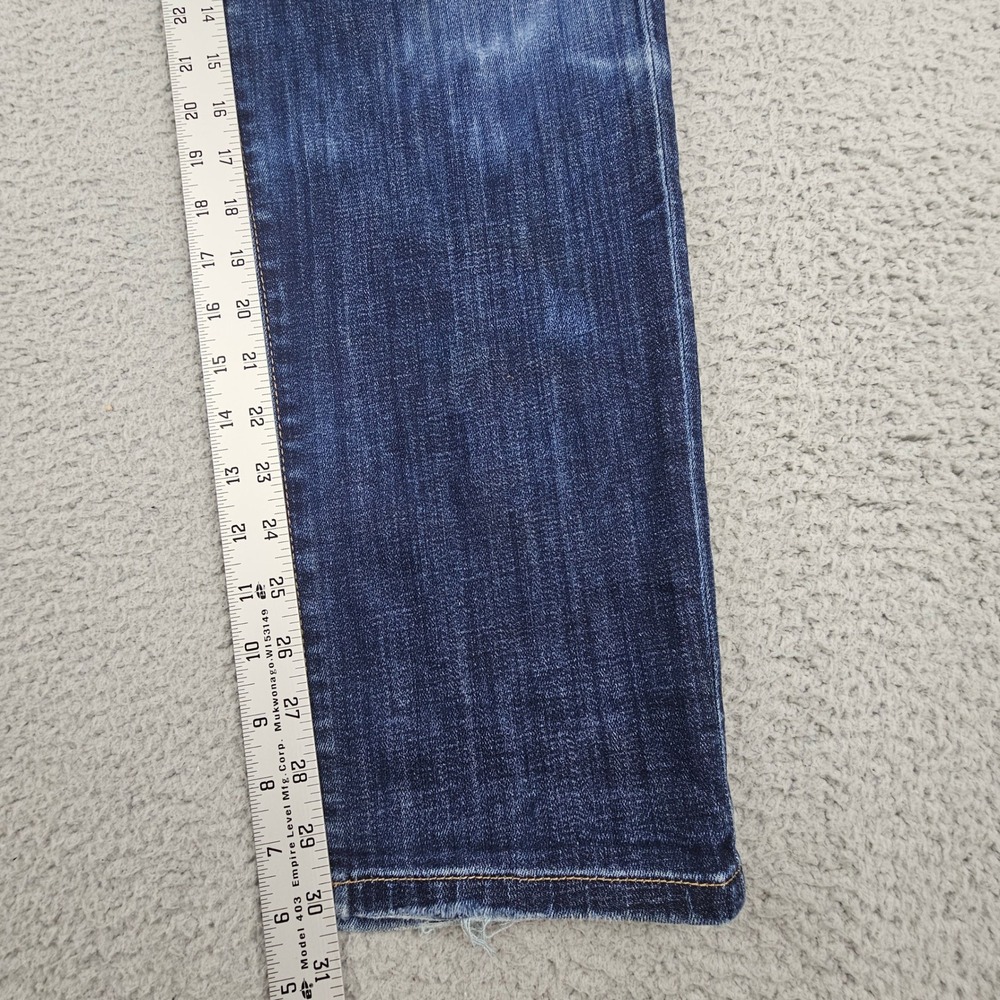 Lucky Brand 221 Straight Jeans Mens 35/30 Dark Wash Coolmax Stretch Denim - Picture 8 of 9